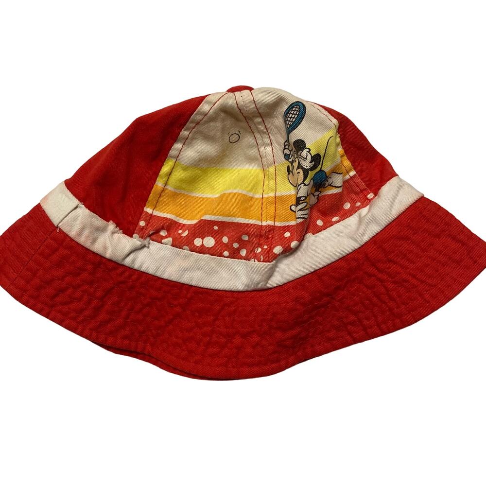Disney Parks Exclusive Mickey Mouse Tennis Bucket Hat Youth